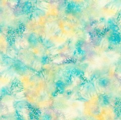 Morningmoon Fairies SWEET PEA SPONGE TOT Green Blue Kaufman Fabric By FQ 1/4 YD