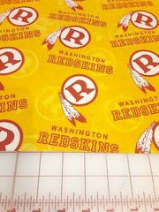 NFL Washington Redskins Cotton Fabric FQ 18″ x 21″ YW