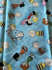 Snoopy Peanuts Comics Characters Fabric Print: 18 1/4 x 42 1/2