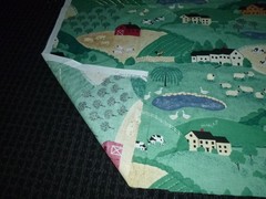 1992 Fabric Traditions Cotton Fabric Farm Countryside Scenic 45″ x 4 yds