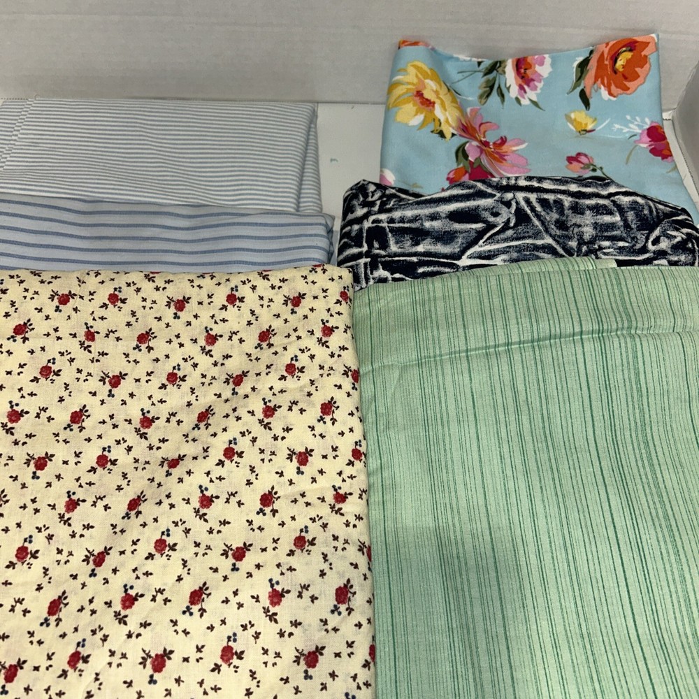 Fabric 6 different patterns – Each have a yard or more New-Not Used