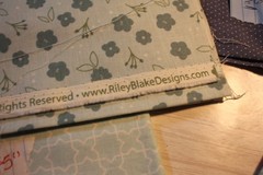 Cotton Quilt calico novelty Fabric 8 pc lot Riley blake, Debbie Mum & other