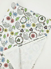 Super Snuggle Flannel Baby Fabric Porcupines Mushrooms 30″ x 42″ Pre-Shrunk