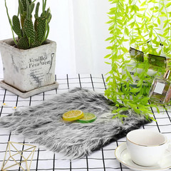 6 Pcs Faux Fur Fabric 10 X 10 Inch Fluffy Faux Fur Fabric Patches for Cosplay Ev