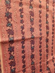 3 Yards VtG 100% Cotton Fabric Lavender Purple Blue Pink Floral Manes Org