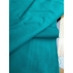 62″ width Cotton teal fabric – vintage sold by 1/2 yard, 1 yd avail