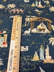 MODA 2026 Christmas Silent Night per yard 100% cotton fabric 36 x 44 Nativity 12