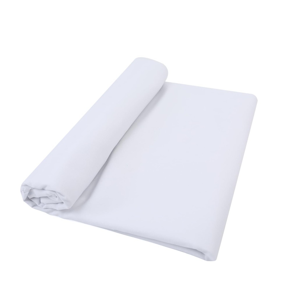 White Muslin 100% Cotton Fabric for Sewing, Quilting, Apparel – 59″ Wide Poplin