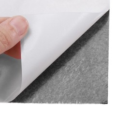 12pcs Self-Adhesive Felt Sheets 12×8 Inch for DIY Arts and Crafts, Black