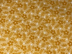 By 1/2 Yd “Victory Garden” Tiny Daisies & Dots Eleanor Burns for Benartex Fabric