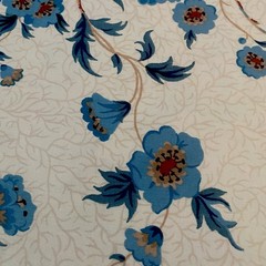 Waverly Vintage Floral Fabric 100% Cotton Made in USA 1.5 yards 56″ wide