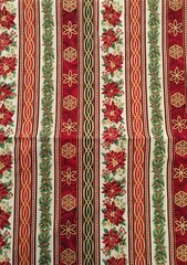 Peggy Toole for Robert Kaufman Holiday Flourish Floral Stripes 2 yds