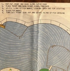 VTG Spring Mills KOALA BEAR Cut & Sew Fabric Panel Pattern 7518