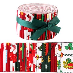PreCut Cotton Jelly Roll Fabric Strips Quilting Sewing Patchwork Assorted
