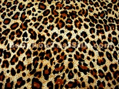 Cheetah Leopard Animal Prints Poly/Cotton Fabric Material Shorts Pants Drape