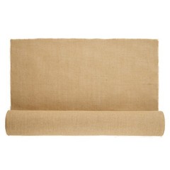 Natural Burlap Fabric Roll, 40” x 75 ft & 50 x 50 High-Density Jute Fabric