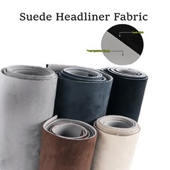 Suede Headliner Fabric Foam Backed Upholstery Car Roof Liner Broken Replaced