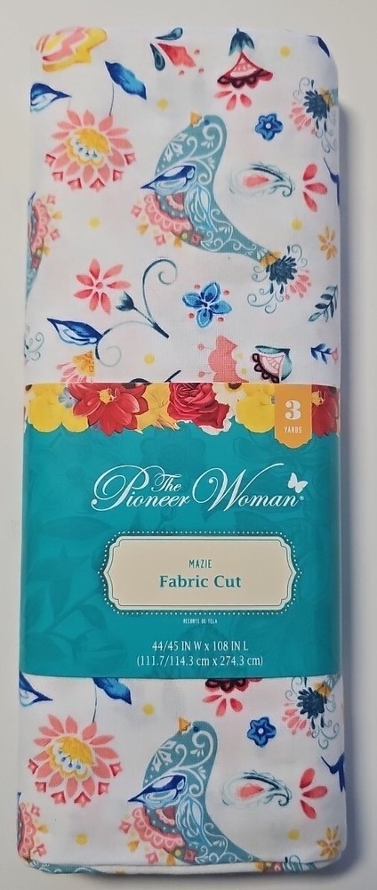 The Pioneer Woman Mazie Cut 3 Yards 44/45″ W x 108″ L New