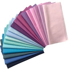 Misscrafts 50Pcs Top Cotton Craft Fabric Bundle Squares Quilting Fabric Pure