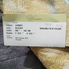heavily Textured Fabric Sample material viscose wool polyester shiny France