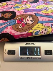 Bratz Fashion Dolls Design Satin feel Pink Fabric 3 Yds 56″ wide JoAnn Fabric