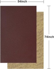 Durable Pebbled Pattern Faux Leather Fabric – 2 Yards of Soft Synthetic Material