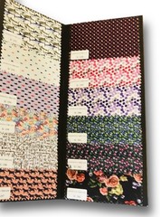 Assertive Threads Shirt Contrasts Fabric Swatch Sample Book Tailor Design Fabric