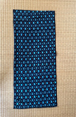 Japanese Kasuri Indigo Cotton Fabric Vintage Textile Remnant 53in Boro Sashiko