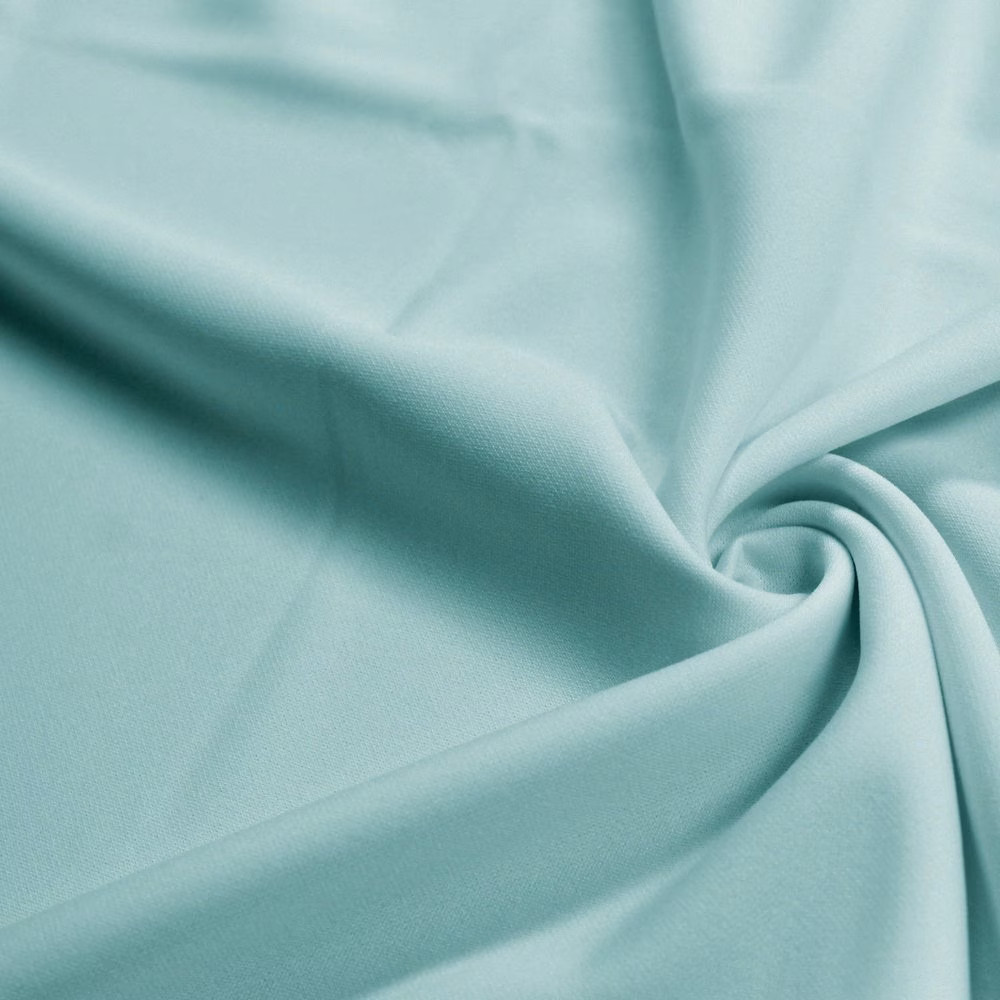 Evie AQUA Polyester (Not Neoprene) Scuba Double Knit Fabric by the Yard – 10021