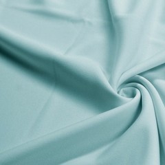 Evie AQUA Polyester (Not Neoprene) Scuba Double Knit Fabric by the Yard – 10021