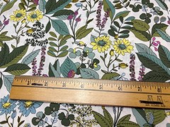 1/2 yard x 42″ Brother Sister Design Studio Floral Cotton Fabric Quilting