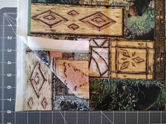 Bears Fabric 2.25 Yards x 45″ Wide Cotton Birch Bark, Stone Wall, Sticks Design
