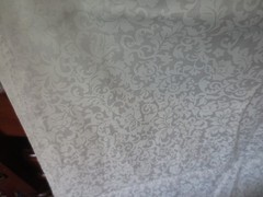 5094. CREAM ON CREAM DESIGN Craft, Quilting COTTON FABRIC – 43″ x 4-1/8 yds.