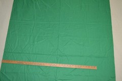 Cotton fabric, green with gold dots print, 43″ x 3 yards, preshrunk