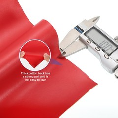 1 Yard PU Synthetic Leather for Faux Leather Material, Red