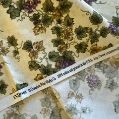 VIP Cranston Prints Works Grape Vine Quilt Fabric 1 Yard