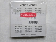 Moda Merry Merry by Kate Spain charm pack rare new 42 5″ Christmas winter