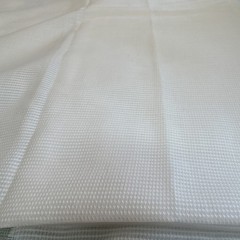 1 1/2 Yards X 44” White Fabric Cotton Blend Stored Sealed See My Other Listing