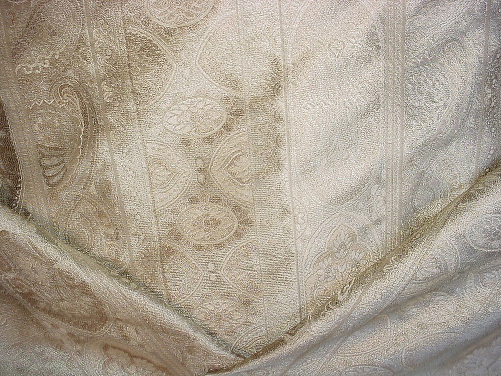 12-1/8Y Kravet 29290 Paisleyart Opal Striped Paisley Upholstery Drapery Fabric