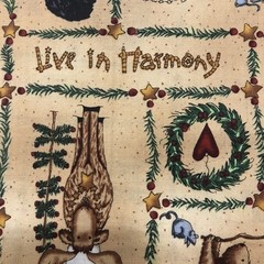 Frosty Friends Teresa Kogut Northern Christmas Cotton Fabric 1/2 Yd 18″ x 45”