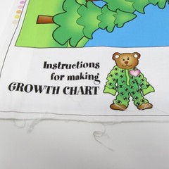 The Adventures of Tiny Teddy Growth Chart Cut and Sew Panel Possibilities Avlyn