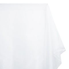 Shiny White Sheer Crystal Organza Fabric 1 Yard for Fashion Crafts Decorations