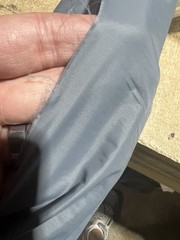 Mid Grey Nylon Jacket Liner Fabric 60”W Garment Material by the Yard