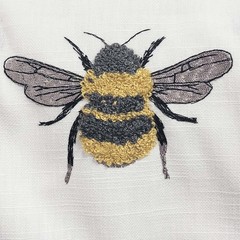 Busy Bee Honey Swavelle Mill Creek Embroidered Bee Fabric