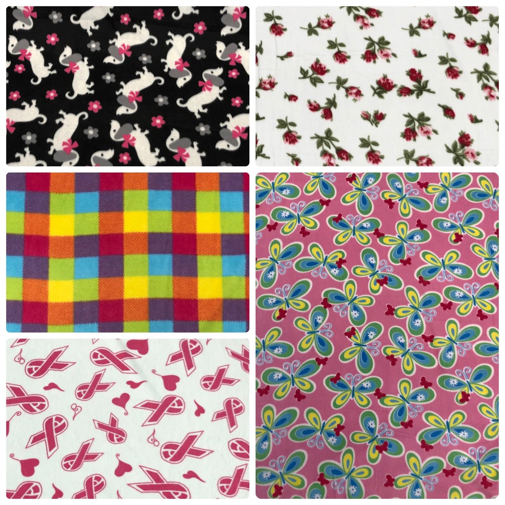 Assorted Anti-Pill Fleece Fabric by the Yard