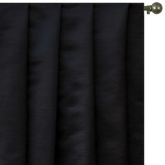Black Heavy Satin Fabric by the Yard, 1 Yard Black Satin Fabric