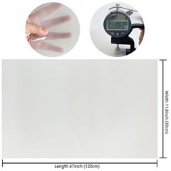 ONEART | 30 Gauge Leather Vinyl, Solid Color See-Through Waterproof Jelly Fau…
