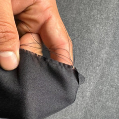 Unbranded Black Fabric Textile Material Crafting Piece 39″x43″ DAMAGED / AS IS