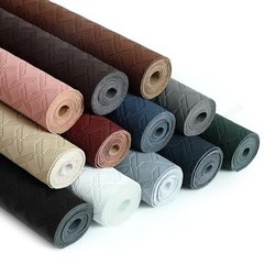 Marine Vinyl Fabric, Upholstery Faux Leather, 1.0mm 72″x61″Fode Light Grey