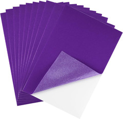10 Pcs Purple Felt Fabric Sheets Self Adhesive Felt Sheets 8 x 12 Inches Felt Pa